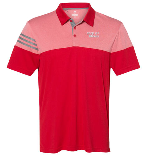 Snap Fitness - Heather 3-Stripes Block Sport Shirt Thumbnail