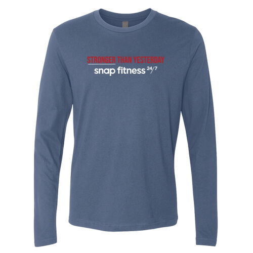 Stronger Than Yesterday - Premium Long Sleeve Crew Thumbnail